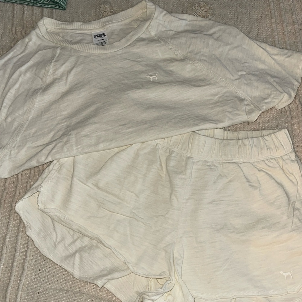 Crop T with shorts set